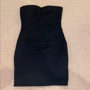 Black skinny Mini dress